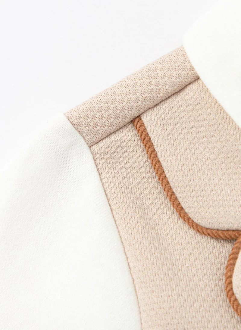 Balabala Beige Baby Boys Knitted jumpsuit for Men | Best Price UAE